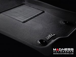 Jeep Wrangler JL Floor Liners - Combo - ACE KAGU - Black